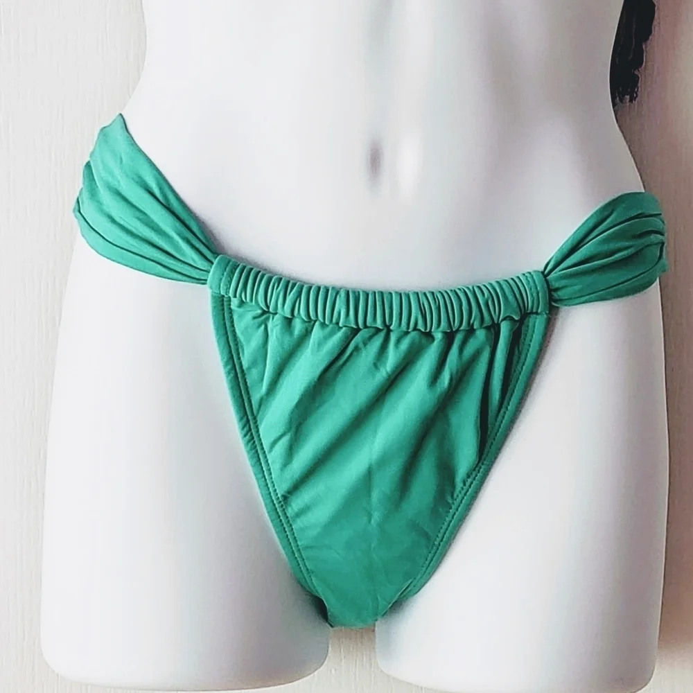 Despi Rio Style Bikini Bottom Green Size Large - Picture 4 of 6